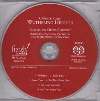 2SACD Carlisle Floyd: Wuthering Heights: An Opera In Three Acts 465650