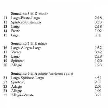 CD Carlo Ambrogio Lonati: Sonate Da Chiesa (1701) 118873