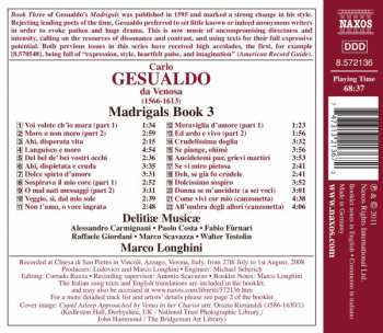 CD Carlo Gesualdo: Madrigals Book 3 292676
