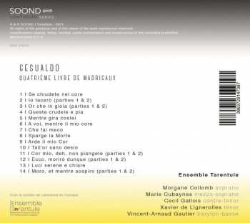CD Carlo Gesualdo: Quatrième Livre De Madrigaux DIGI 310804
