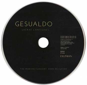 CD Carlo Gesualdo: Sacrae Cantiones 303075