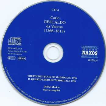 7CD/Box Set Carlo Gesualdo: The Complete Madrigals 112882