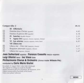 2CD Carlo Maria Giulini: Messa Da Requiem 321583