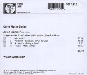 CD Carlo Maria Giulini: Symphony No.2 In C Minor (1877 Version) 270119