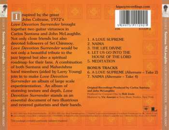 CD Carlos Santana: Love Devotion Surrender 22023