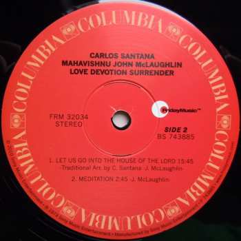 LP Carlos Santana: Love Devotion Surrender LTD 353928