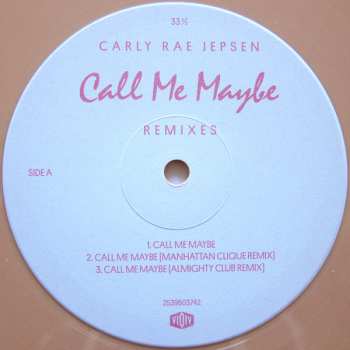 LP Carly Rae Jepsen: Call Me Maybe (Remixes) CLR 231499