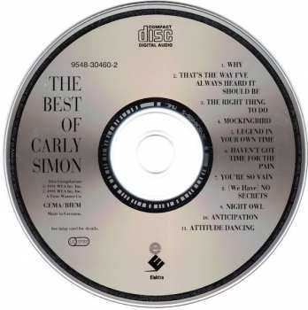CD Carly Simon: The Best Of Carly Simon (Volume One) 4164