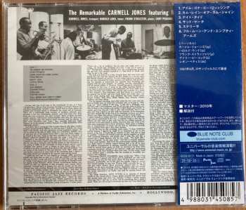 CD Carmell Jones: The Remarkable Carmell Jones LTD 507713