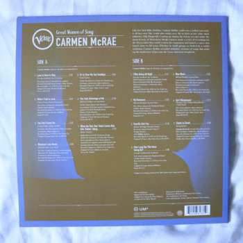 LP Carmen McRae: Great Women Of Song:  Carmen McRae CLR 542164