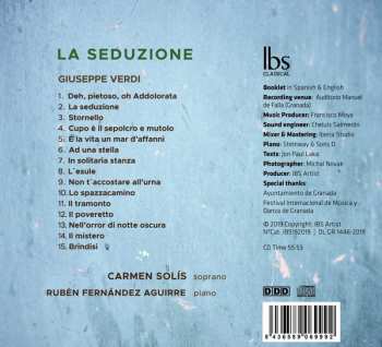CD Carmen Solís: La Seduzione: Verdi Songs 333317