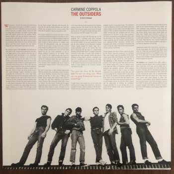 2LP Carmine Coppola: The Outsiders - 30th anniversary edition CLR 236564