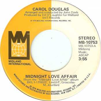 Album Carol Douglas: Midnight Love Affair