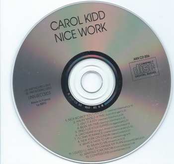 CD Carol Kidd: Nice Work 454391