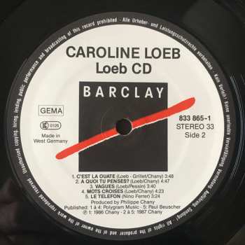 LP Caroline Loeb: Loeb C.D.