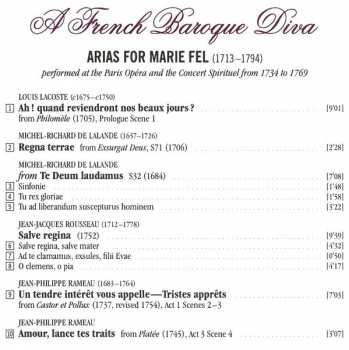 CD Carolyn Sampson: A French Baroque Diva: Arias For Marie Fel By Lacoste, Lalande, Rameau, Rousseau, Fiocco & Mondonville 329615