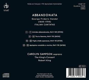 CD Carolyn Sampson: Abbandonata: Handel Italian Cantatas 397549