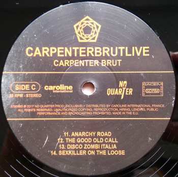 2LP Carpenter Brut: Carpenterbrutlive 46243