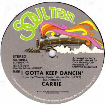 Album Carrie Lucas: I Gotta Keep Dancin'