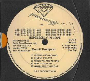 CD Carroll Thompson: Hopelessly In Love 416825