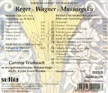 CD Carsten Wiebusch: Reger • Wagner • Mussorgsky 345108