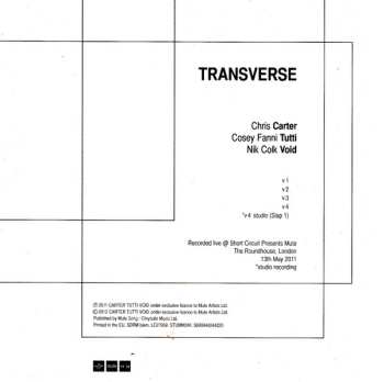 LP/CD Carter Tutti Void: Transverse 524590