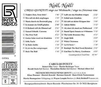 CD Carus-Quintett: Noël, Noël!  498136
