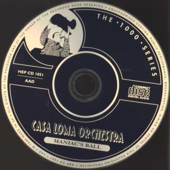 CD Casa Loma Orchestra: Maniac's Ball 528687