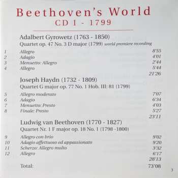5CD casalQuartet: Beethovens Welt 1799 - 1851 / Der Revolutionär & Seine Rivalen 426952