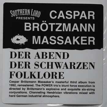 LP Caspar Brötzmann Massaker: Der Abend Der Schwarzen Folklore 90602