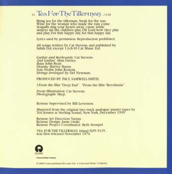 CD Cat Stevens: Tea For The Tillerman 410194