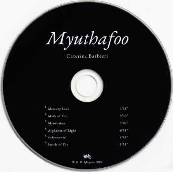 CD Caterina Barbieri: Myuthafoo 513808