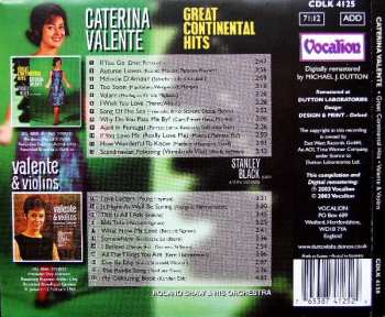 CD Caterina Valente: Great Continental Hits / Valente & Violins 228127