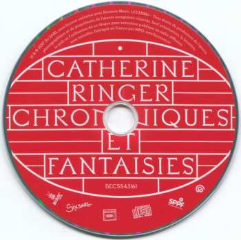 CD Catherine Ringer: Chroniques Et Fantaisies DIGI 229975