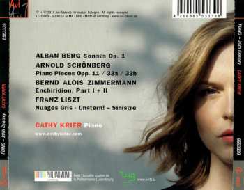 CD Cathy Krier: Piano - 20th Century 192233