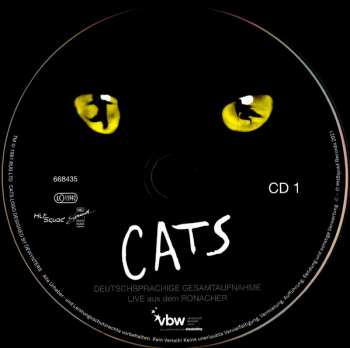 2CD Various: CATS (Deutschsprachige Gesamtaufnahme Live Aus Dem Ronacher) 277116
