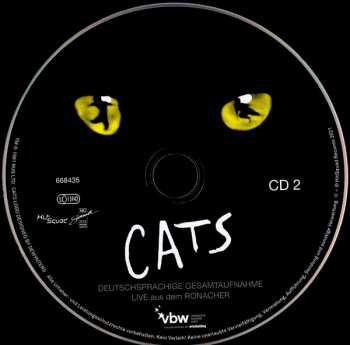 2CD Various: CATS (Deutschsprachige Gesamtaufnahme Live Aus Dem Ronacher) 277116