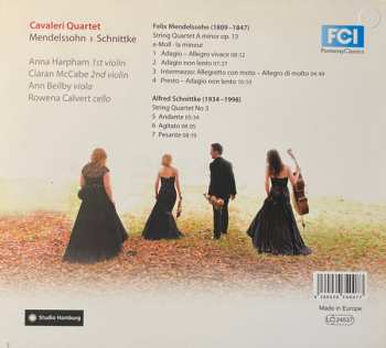 CD Felix Mendelssohn-Bartholdy: String Quartet Op.13 • String Quartet N°3 