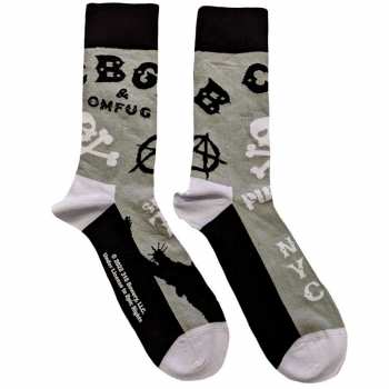 Merch Cbgb: Kotníkové Ponožky Logo Cbgbs
