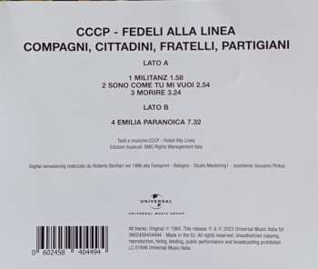 LP CCCP - Fedeli Alla Linea: Compagni, Cittadini, Fratelli, Partigiani PIC 514365