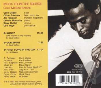 CD Cecil McBee Sextet: Music From The Source 506976