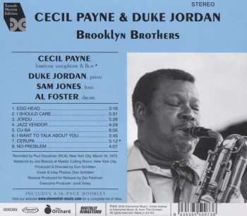 CD Cecil Payne: Brooklyn Brothers 440725