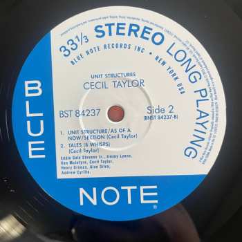 LP Cecil Taylor: Unit Structures 466686