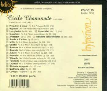 CD Cecile Chaminade: Piano Music - 3 284672