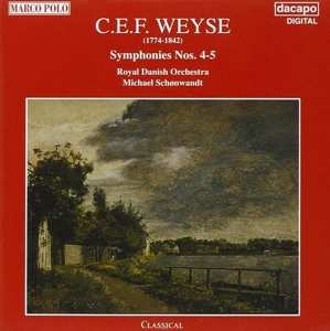 CD C.E.F. Weyse: Symphonies Nos. 4-5 396156
