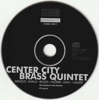 CD Center City Brass Quintet: Arnold · Ewald · Bozza · Maurer · Dahl · Calvert 348425