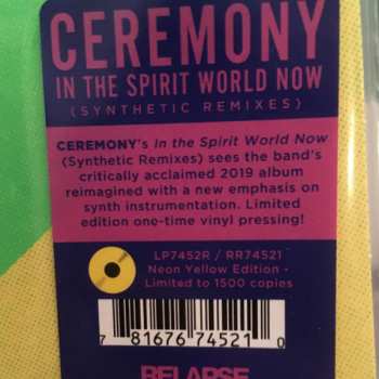 LP Ceremony: In The Spirit World Now (Synthetic Remixes) LTD | CLR 255808
