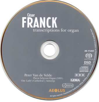 SACD César Franck: César Franck Transcriptions For Organ DIGI 447821
