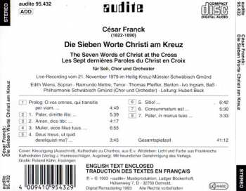CD César Franck: Die Sieben Worte Christi Am Kreuz (Für Soli, Chor Und Orchester) 186085