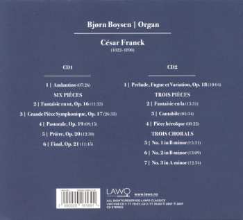 2CD César Franck: Organ Works 393320